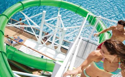 Carnival Cruise waterworks
